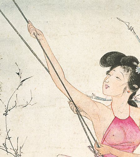临汾-胡也佛的仕女画和最知名的金瓶梅秘戏图